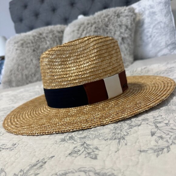 NWOTn- Brixton Joanna Straw Hat - Size XS - Picture 1 of 5